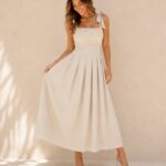 Marielle Schleifen-Trägerkleid